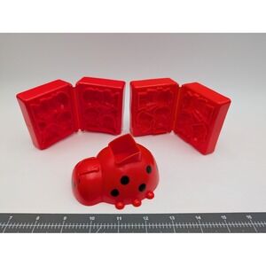 Strawberry Shortcake Play Doh Molds Lot‎ Kenner 1980 Ladybug